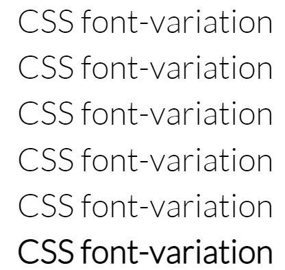突破限制，CSS font-variation 可变字体的魅力 