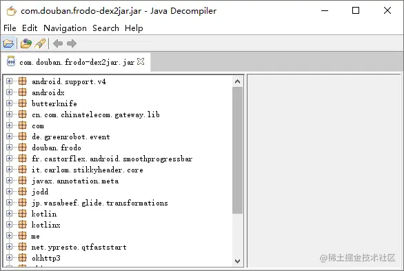 jd-gui打开的jar源码