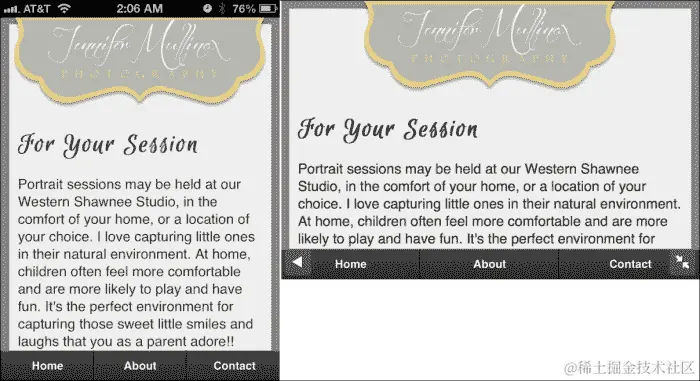 智能手机尺寸设备