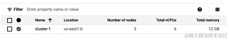 图 8.15 – Google Kubernetes Engine 集群已经运行