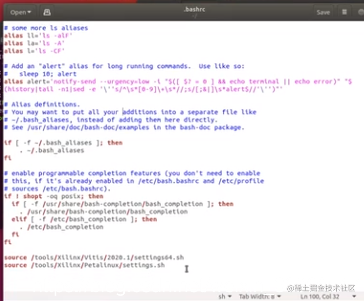 Linux 打开终端自动运行脚本 Barshrc 掘金