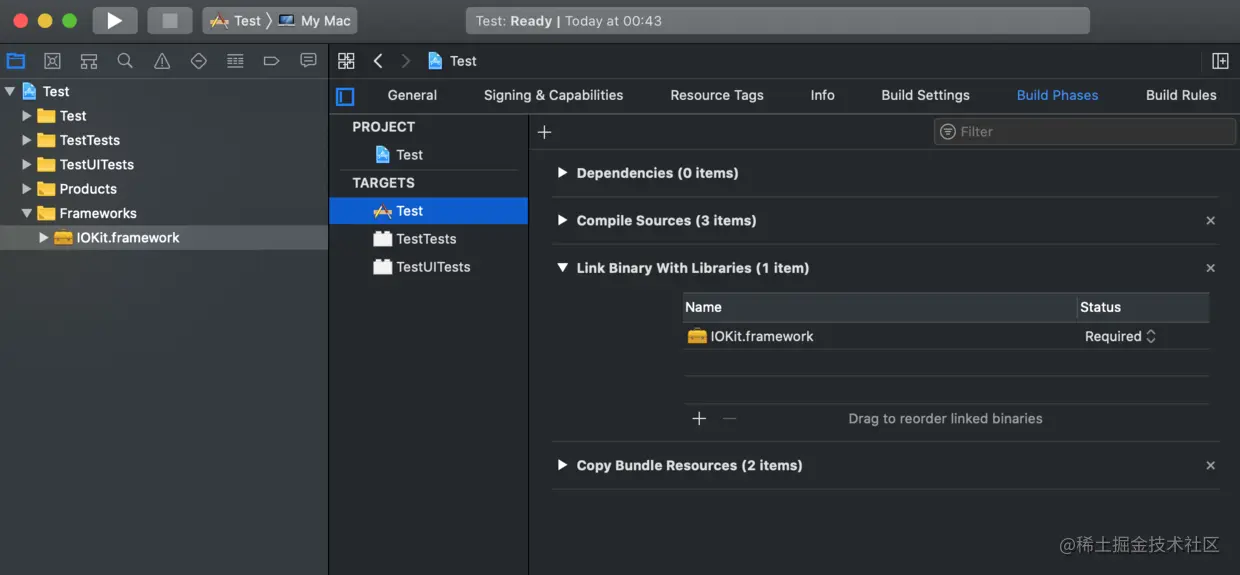 Mac下项目里的IOKit
