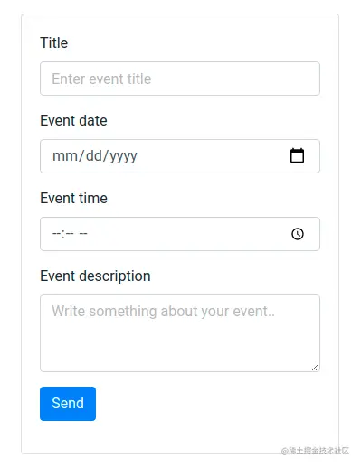 Event Form
