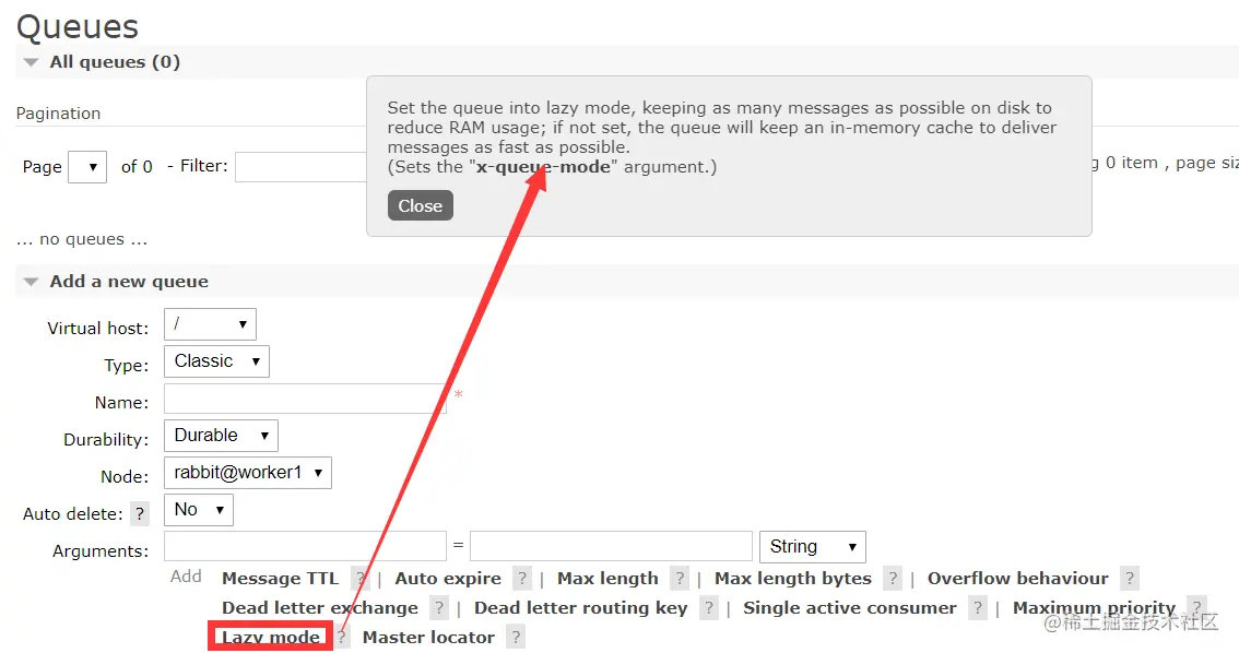 RabbitMQ 懒队列 (Lazy Queue)持续创作，加速成长！这是我参与「掘金日新计划 · 6 月更文挑战」的第 掘金