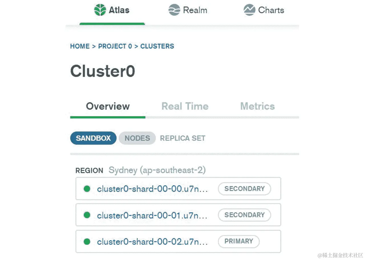 图 10.5：Atlas web 界面