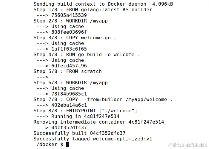 图 4.6：构建 Docker 镜像