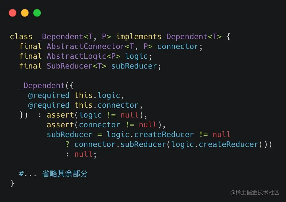 code-snippet-_Dependent-class-construction-code