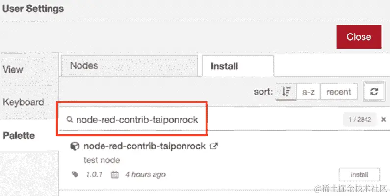 图 13.25 – 搜索并安装您的节点