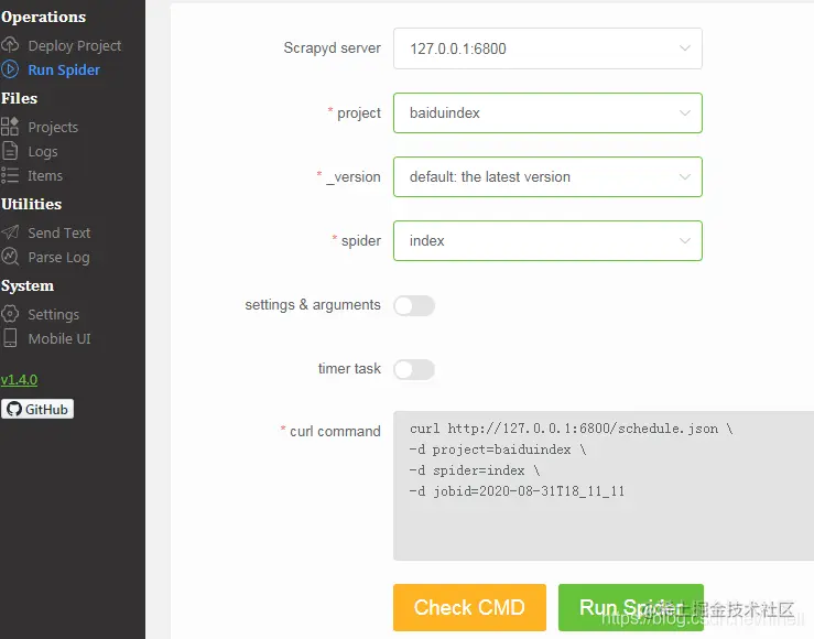Python爬虫入门教程 83-100 scrapyd配合scrapydweb跑scrapy爬虫，名称有点套娃