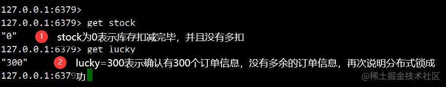 redis库存结果
