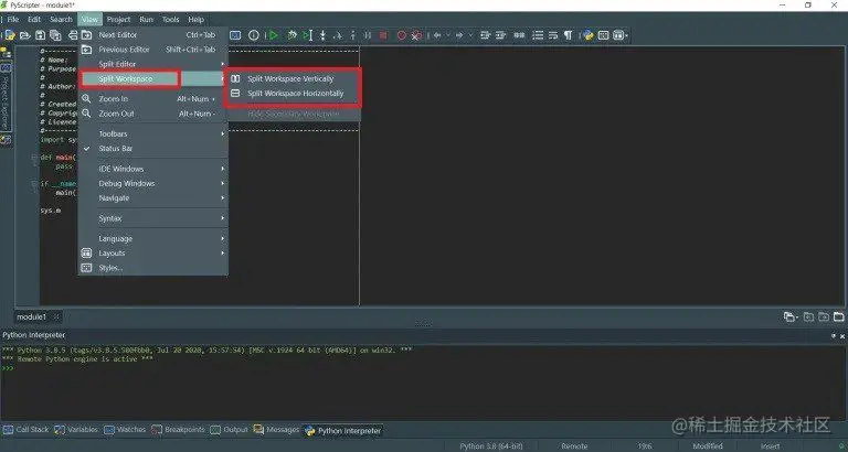 A Beginner's Guide To Python Tools - splitting the wordspace