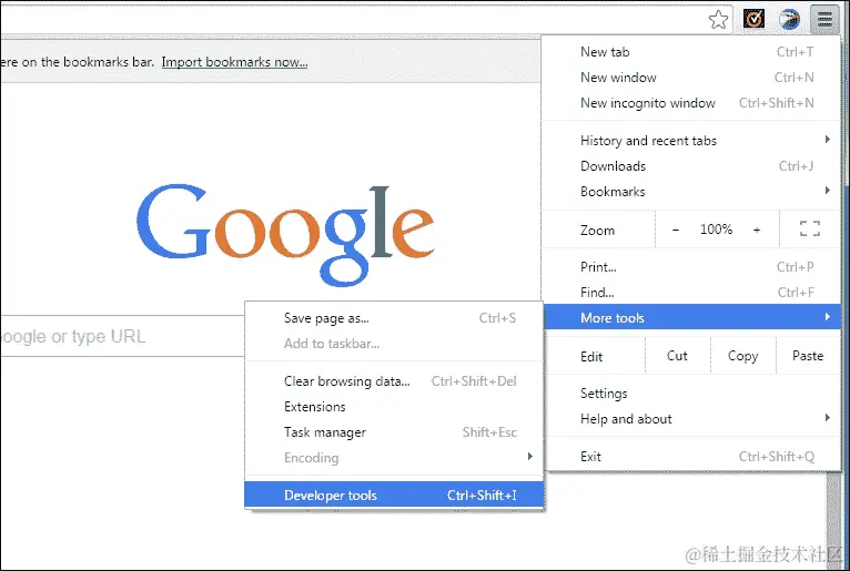 Chrome 开发者工具