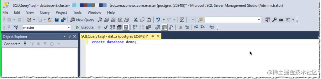 Babelfish 创建数据库