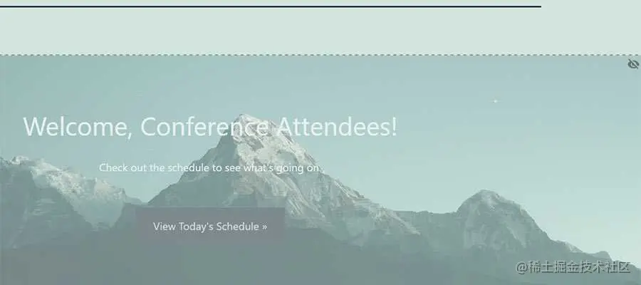 A block is displayed as "hidden" within the Gutenberg block editor.