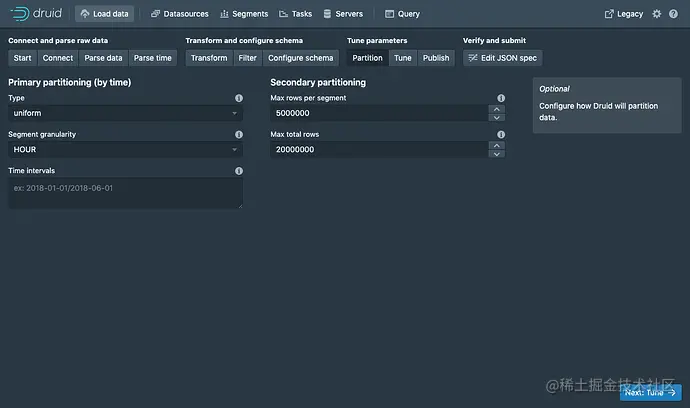 Data loader partition