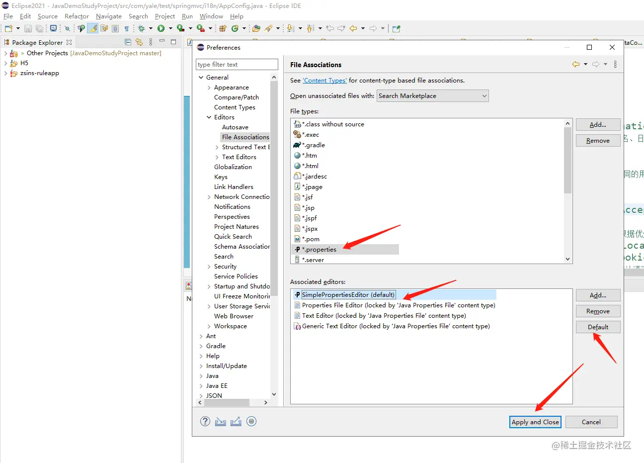 eclipse设置Properties文件