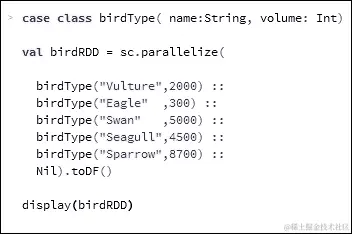 基于 RDD 的报告