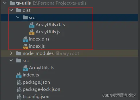 源代码编译后的文件结构截图