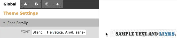 定义全局主题属性