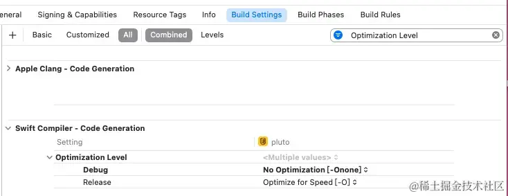 Optimization Level Swift.png