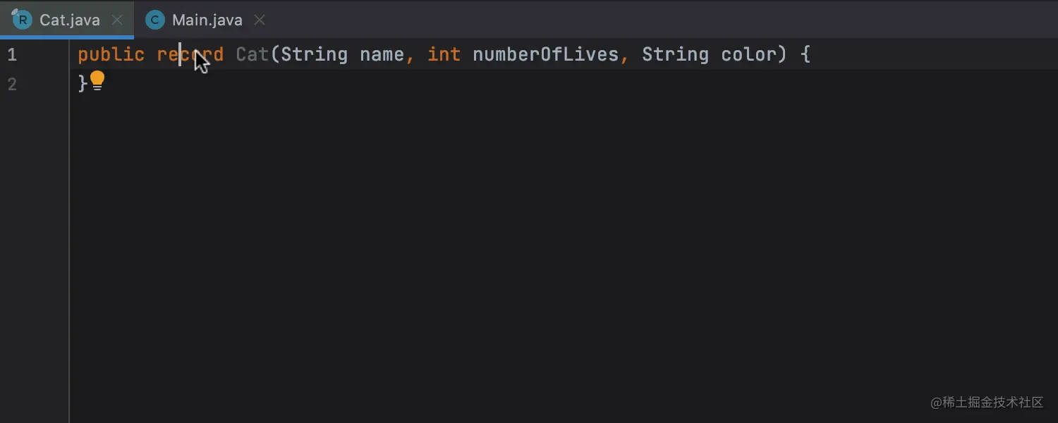 将记录转换为类