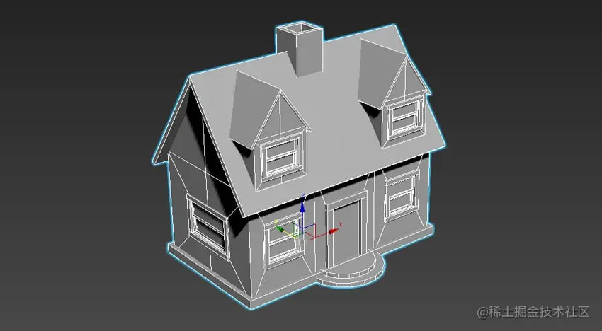 Image of the house with new details