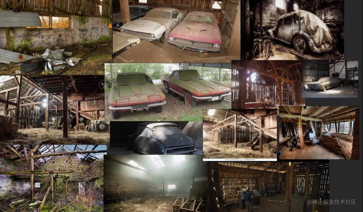 汽车模型参照图-瑞云渲染