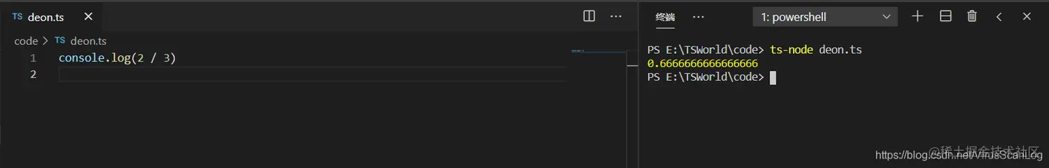 “/” 的运行结果