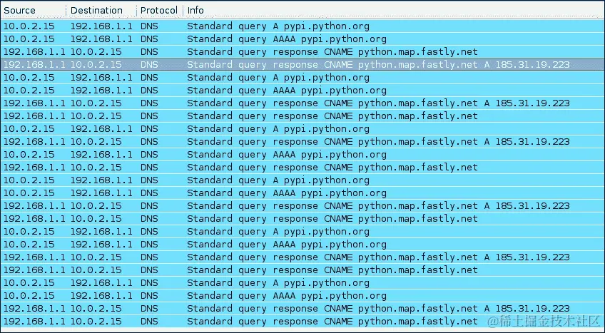 检查 DNS 客户端/服务器通信