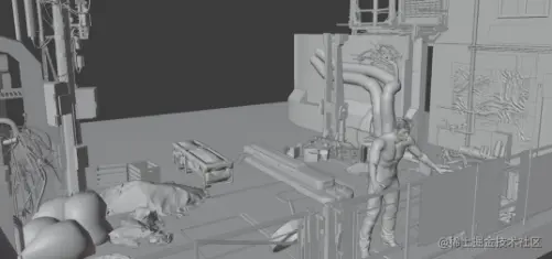 场景前景处理2-Renderbus瑞云渲染农场