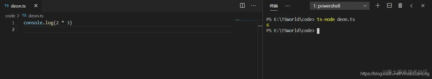 “*” 的运行结果
