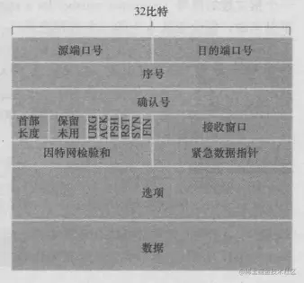 TCP 报文段结构