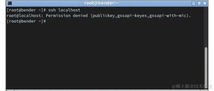 图 8.3 – 向本地主机发起 SSH 连接被拒绝