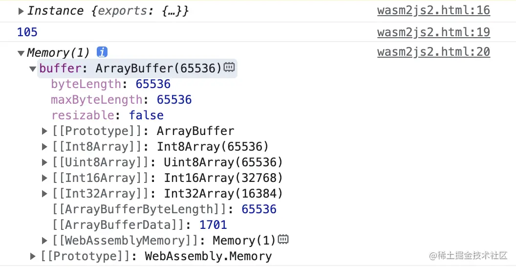 一文掌握 JavaScript 与 Wasm 之间的数据通讯（使用纯 wat 本文格式）各种编程语言支持 Wasm 时都 - 掘金