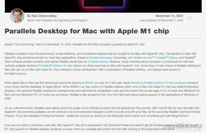 性能爆表缺软件？M1版MacBook真不能装Win10吗