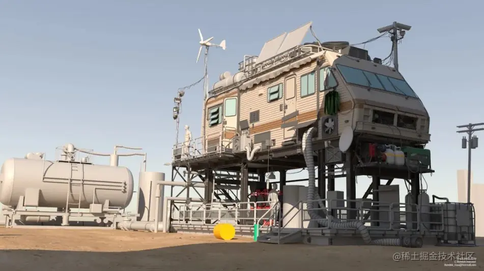 《The Crystal Ship》场景合成 - 瑞云渲染