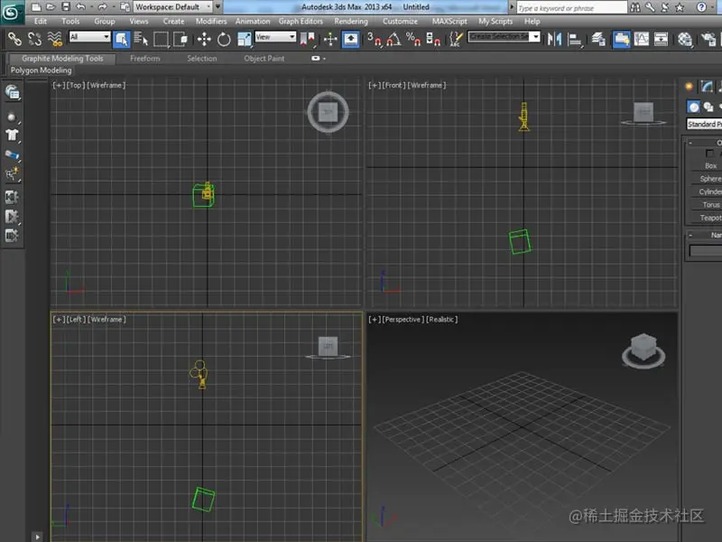 3D相机和一个假人