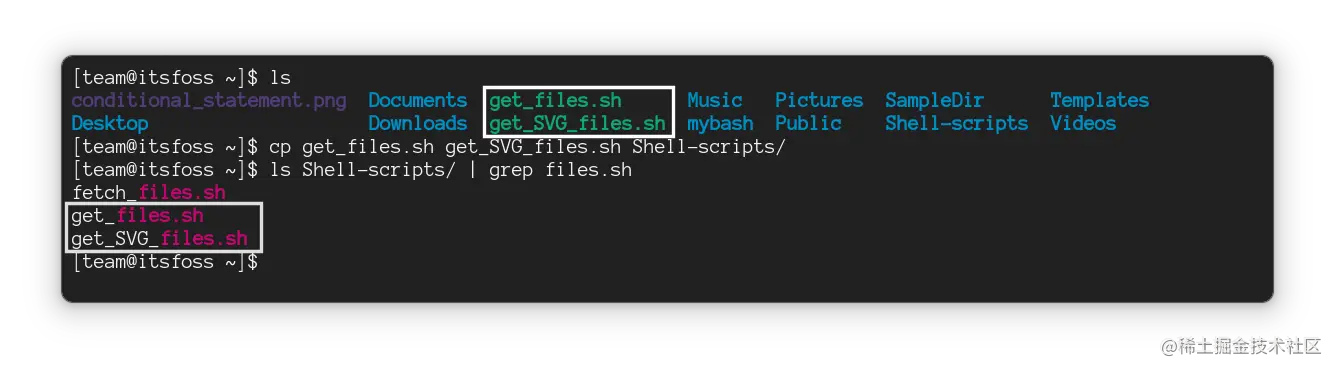 复制多个文件时，将目标目录放在最后