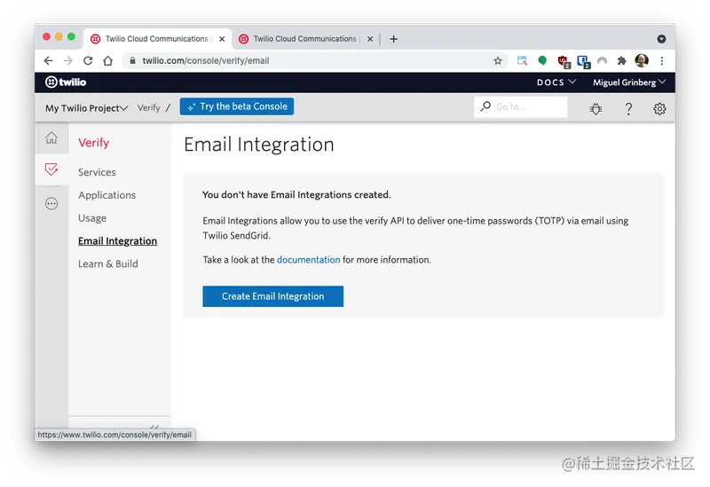 Verify - Email Integration