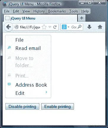 以编程方式启用和禁用菜单选项