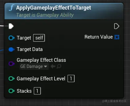 Apply Gameplay Effect放大