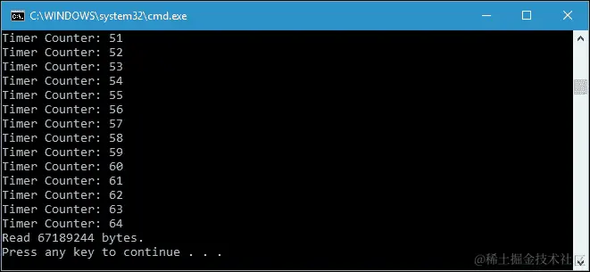 使用 BeginRead()和 EndRead()方法