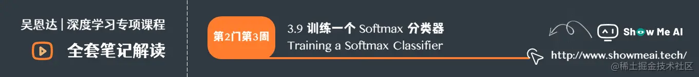 训练一个 Softmax 分类器 Training a Softmax Classifier