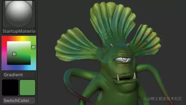 使用颜色选择器 - 瑞云渲染