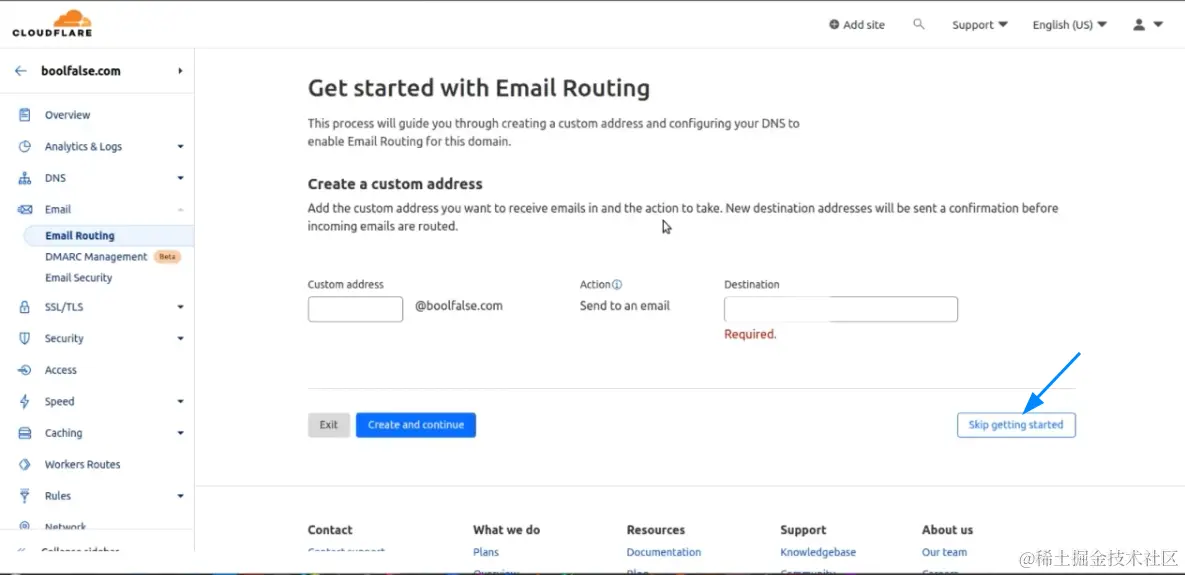 03-skip-custom-address