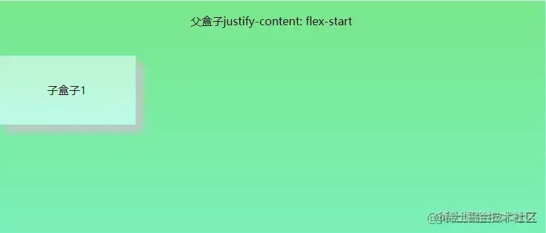 justify-content-flex-start