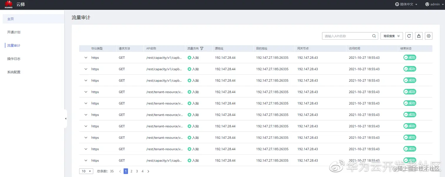 图4 “云梯”流量审计
