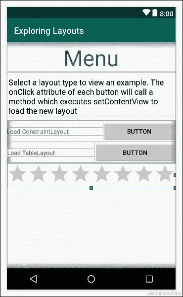 在布局中添加布局