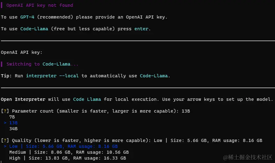 open interpreter run locally setup