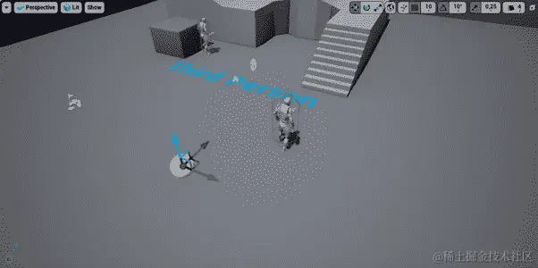 图 6.15：躲避球沿 X 轴移动